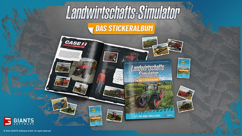 LS22 Sticker mit Album und Stickerpacks angekündigt 1 LS22 Sticker Album