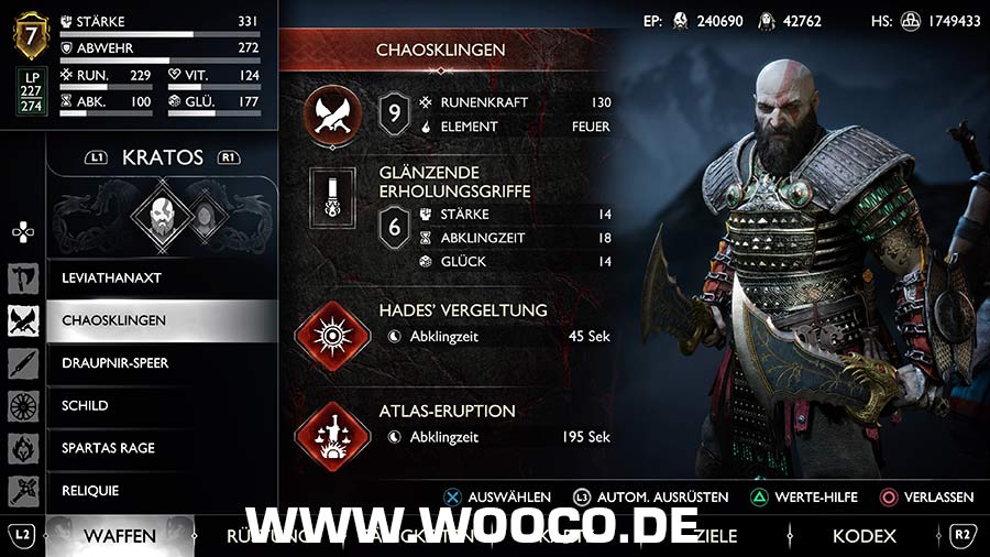 God of War Ragnarok: Alle Chaosflammen für die Chaosklingen 1 Chaosflammen Fundorte