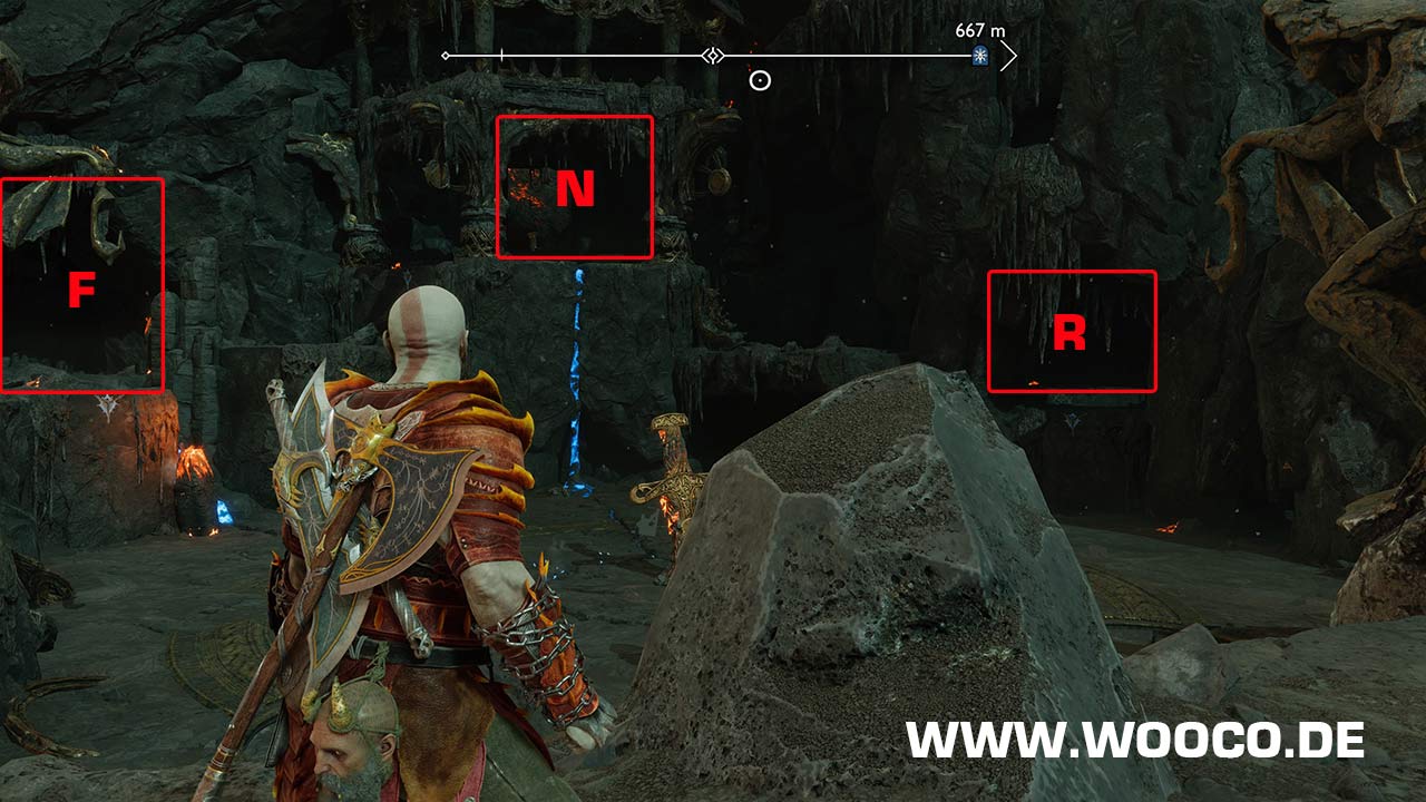 God of War Ragnarök: Schmelztiegel Rätsel - Feuerprüfungen 1 GoW Ragnarök Schmelztiegel Rätsel