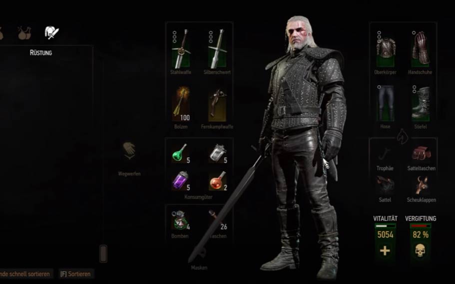 Vergessene Wolfsrüstung Witcher 3