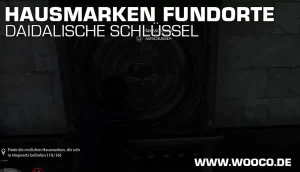 Alle Hausmarken für den Daidalischen Schlüssel