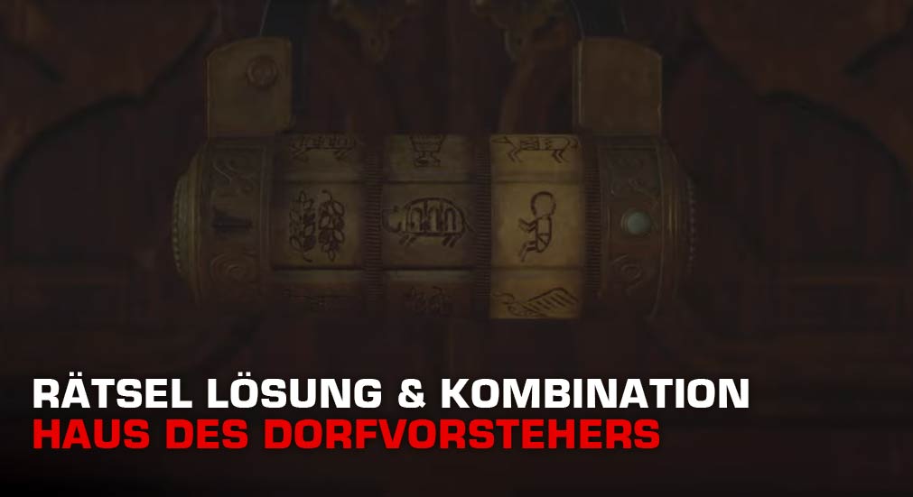 Kombinationsschloss im Haus des Dorfvorstehers