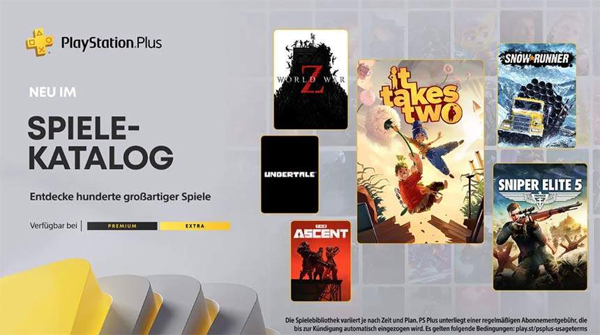 PS Plus: Die Neuzugänge für den Juli 2023 - Extra und Premium 1 PS Plus Juli 2023