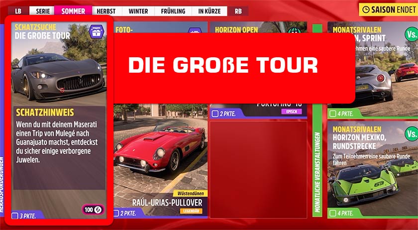 Die Große Tour Schatzsuche