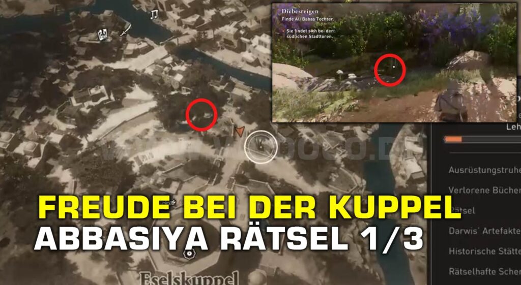 Freude bei der Kuppel Schatz Lösung