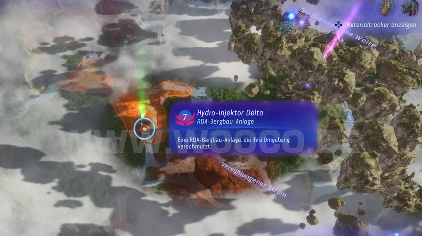 Avatar Frontiers of Pandora: RDA-Einrichtungen Fundorte 8 Hydro Injektor Delta 02