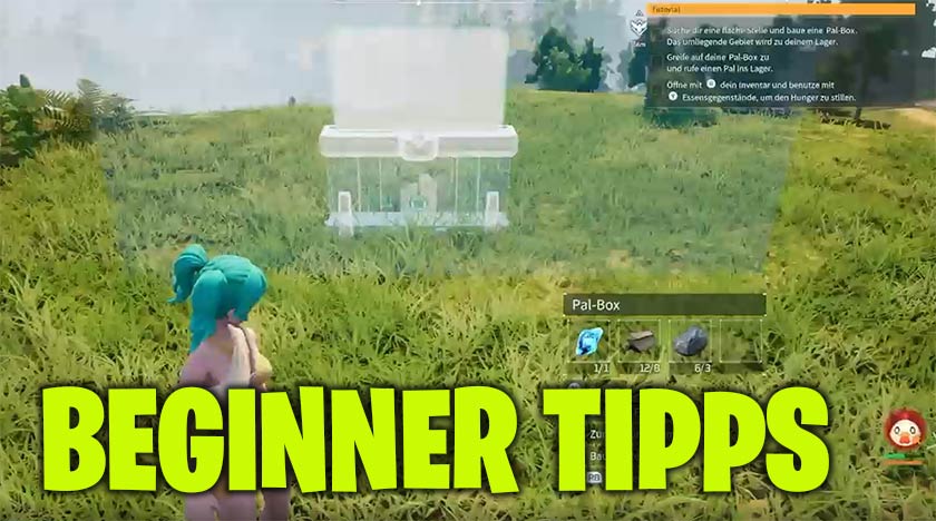Palworld Beginner Tipps