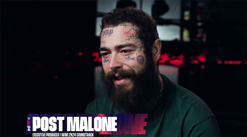 WWE 2k24 Post Malone