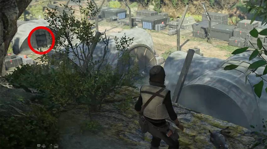 Imperialer Stützpunkt Zelt