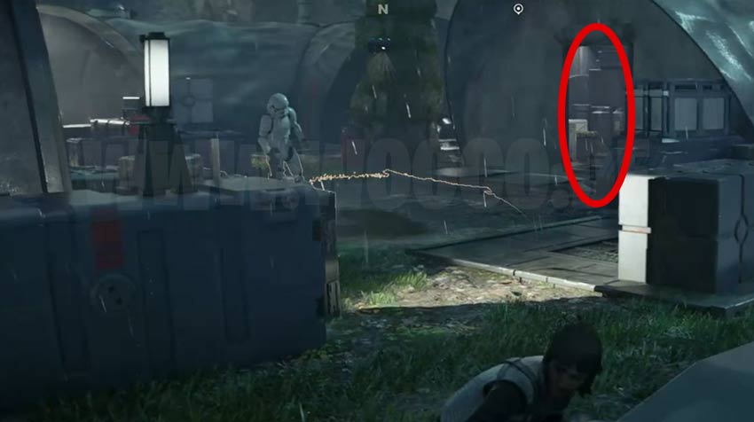 Ladungsgeber Zelt Eingang