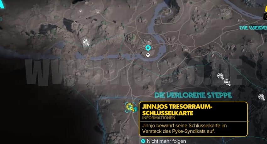 Star Wars Outlaws: Pyke Tresorraum – Alle Schlüsselkarten Fundorte 8 Jinnjos Zugangskarte Map