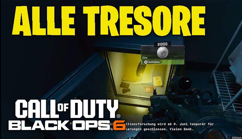 Black Ops 6 Tresore