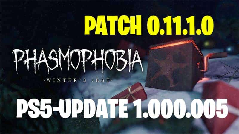 Phasmophobia PS5-Update 1.000.005