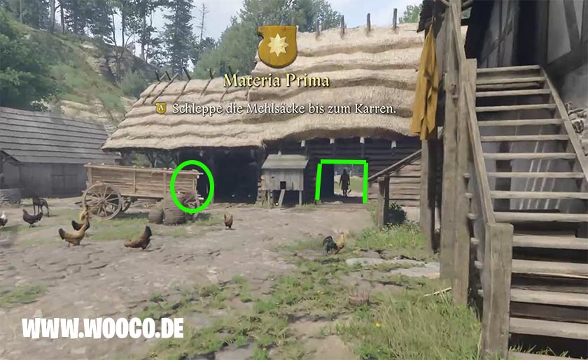 Mehlsäcke Schleppen