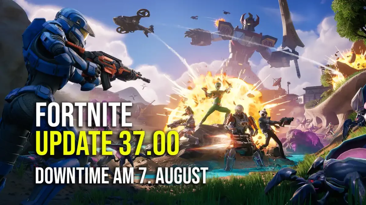 Fortnite Update 37.00 - Downtime am 7. August