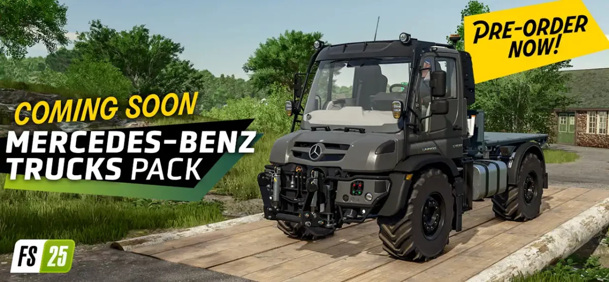 LS25 Mercedes-Benz Trucks Pack