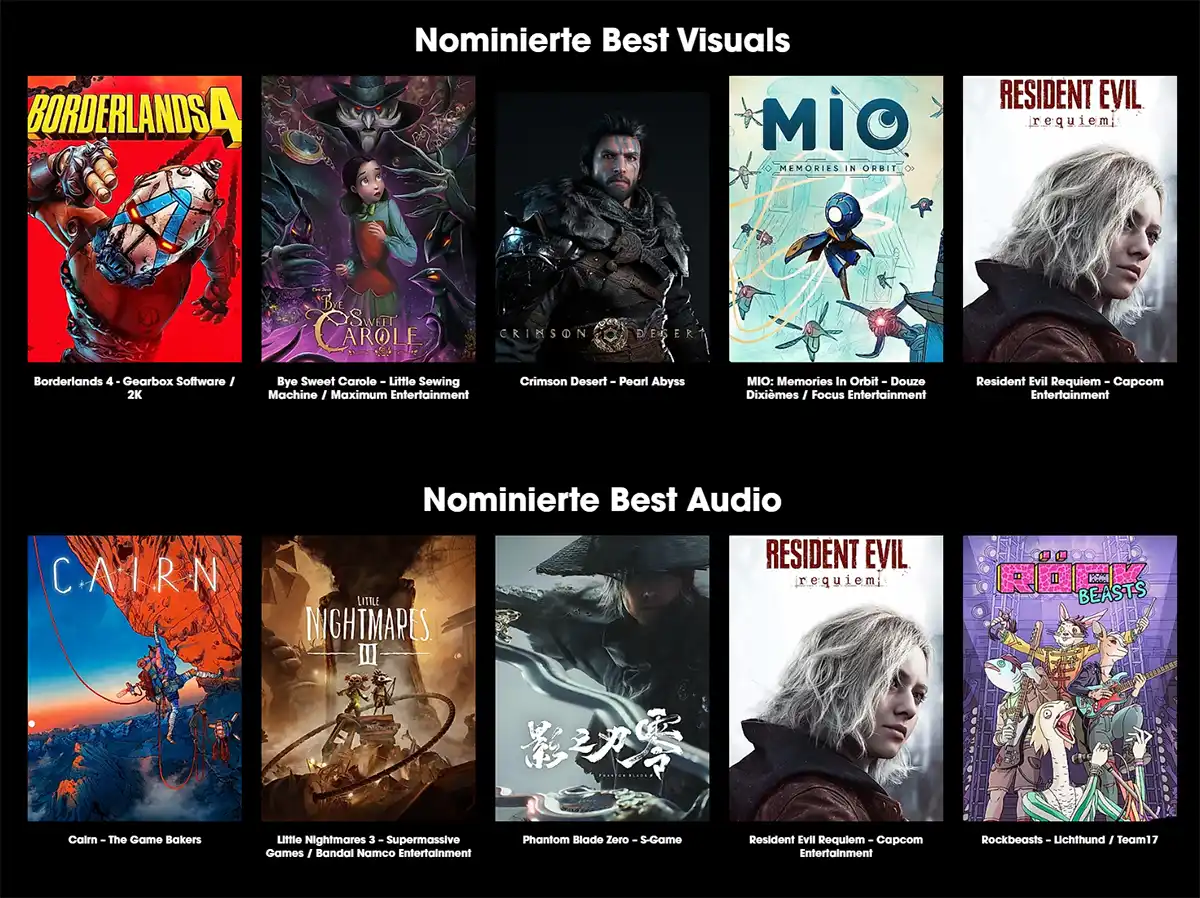 Nominierte Best Visuals