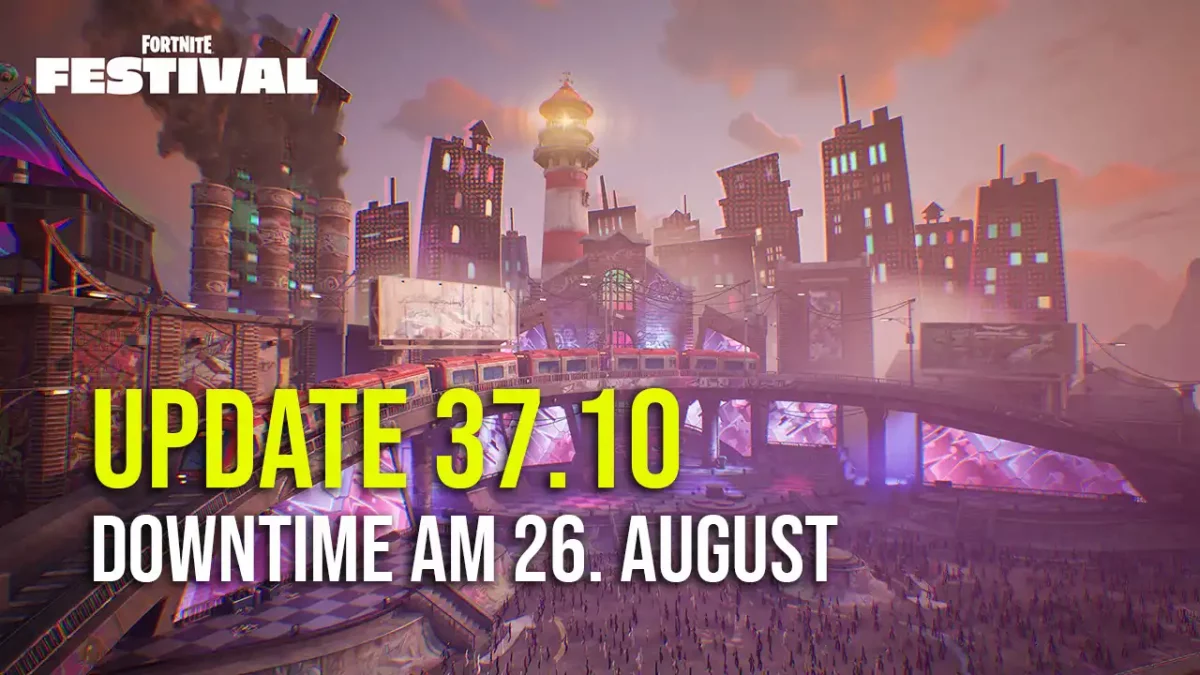 Fortnite Update 37.10: Downtime am 26. August - Gorillaz kommen 1 Fortnite Update 37.10 Downtime am 26. August – Server offline, Uhrzeiten und Patch Notes
