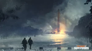 The Division 2 Survivors Artwork zeigt verschneites Washington D.C.