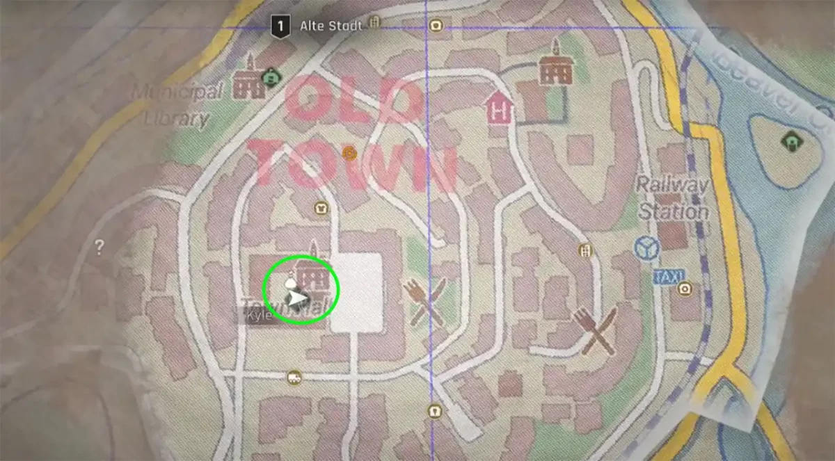 Schatzkarte E3 Fundort