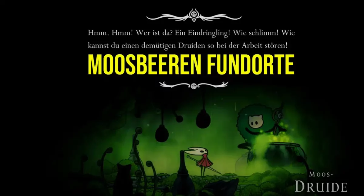 Wunsch Beerenernte Moosbeeren in Hollow Knight Silksong