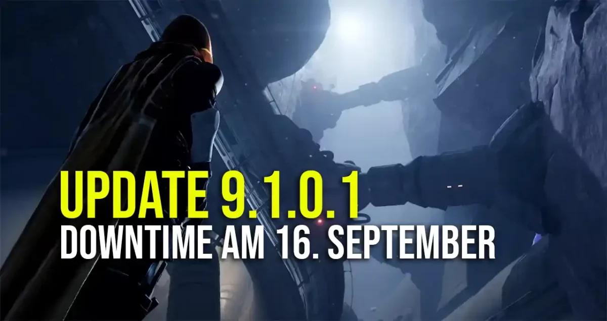 Destiny 2 Downtime am 16. September mit Update 9.1.0.1