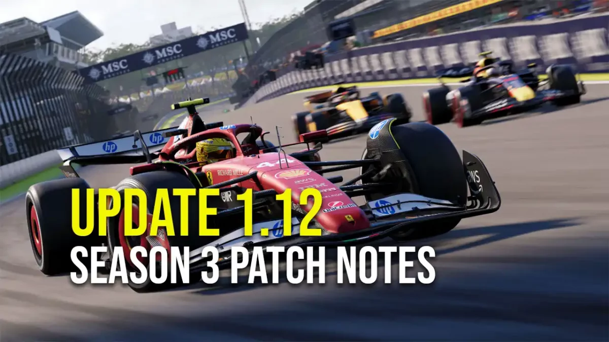 F1 25 Update 1.12 mit Season 3 Inhalten und Patch Notes