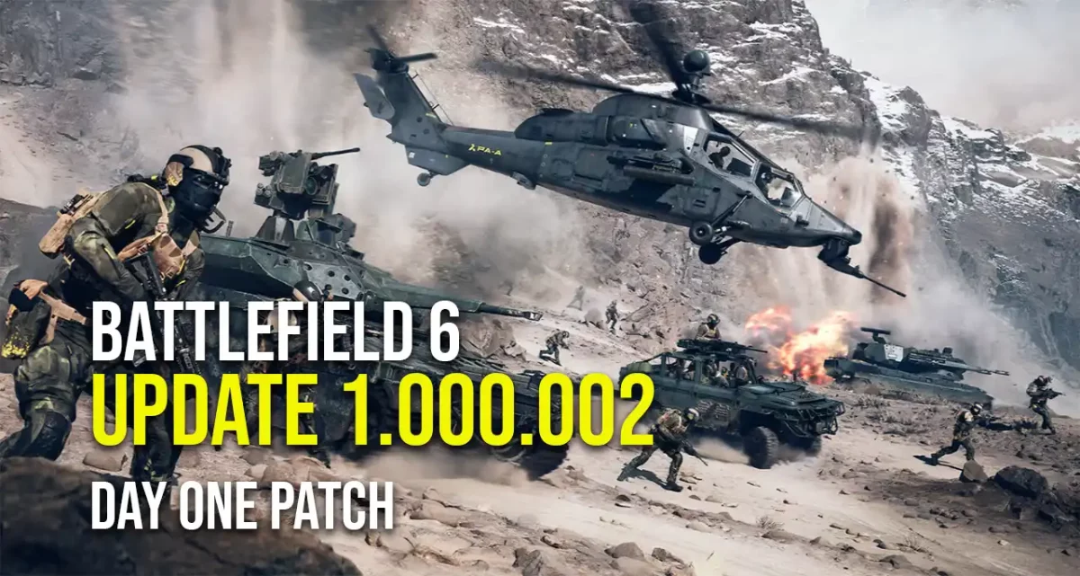 Battlefield 6 Update 1.000.002 – Day-One-Patch mit über 200 Änderungen 1 Battlefield 6 Update 1.000.002 – Day-One-Patch veröffentlicht