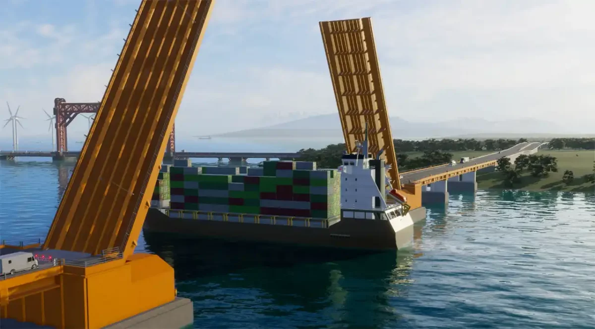 Connect city and sea