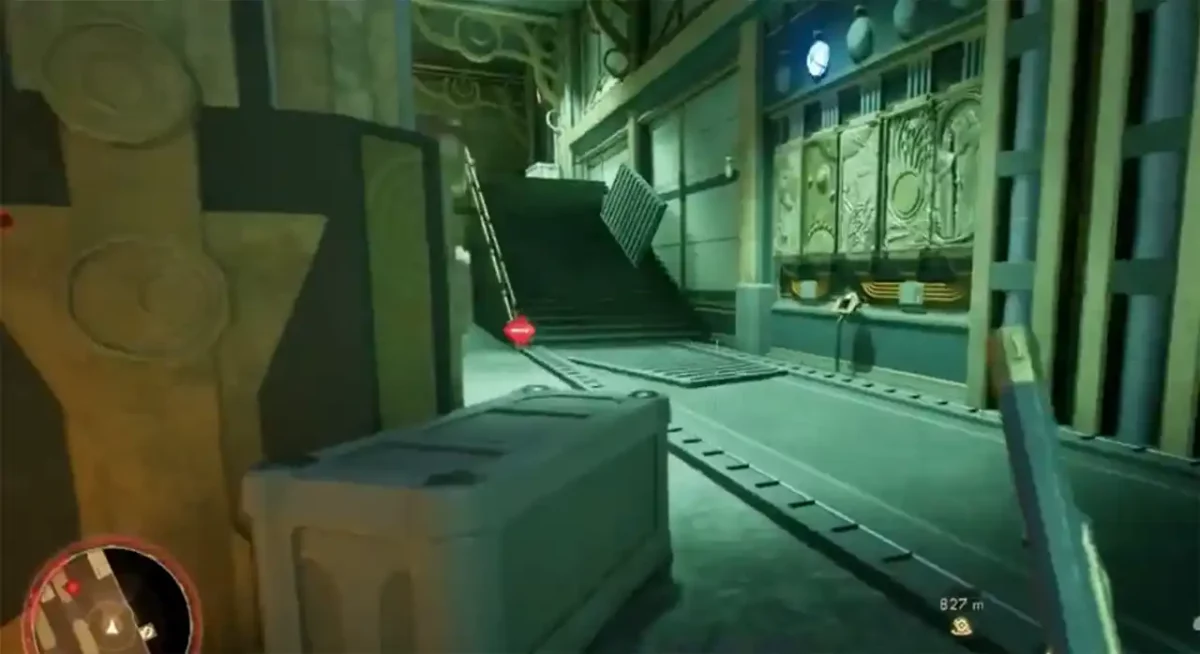 Erstes Fragment einer Wandmalerei