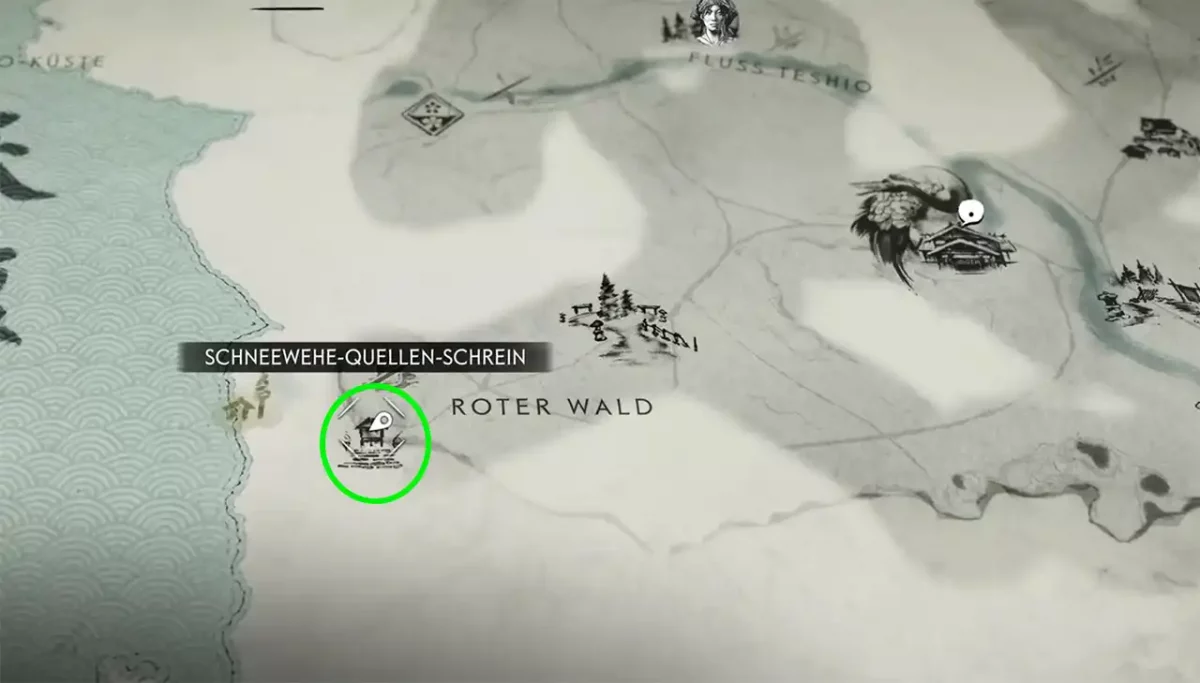 Schneewehe-Quellen-Versteck