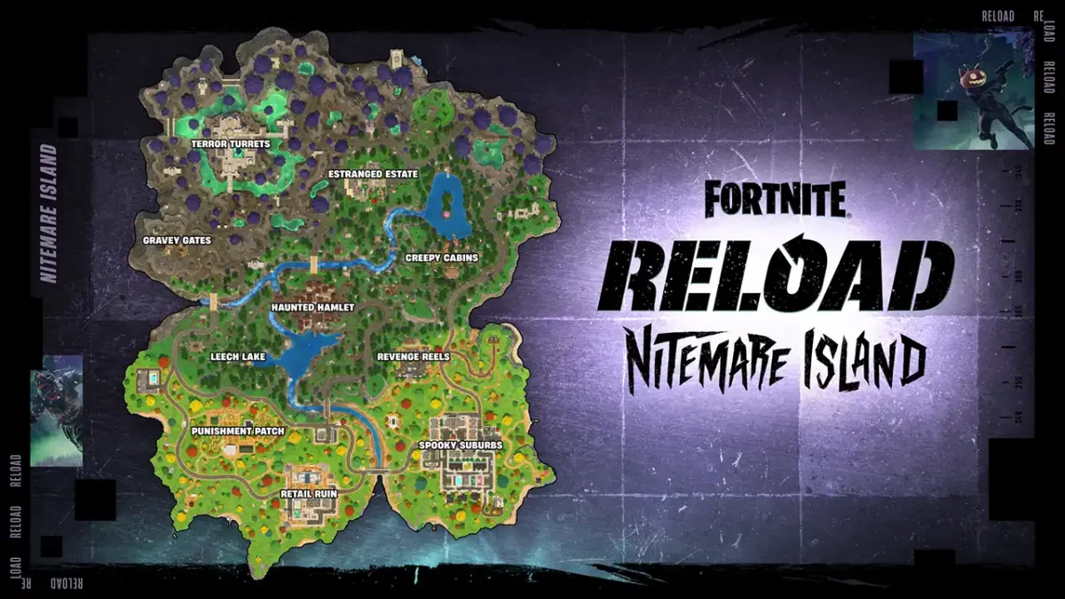 Screenshot der Karte Nitemare Island