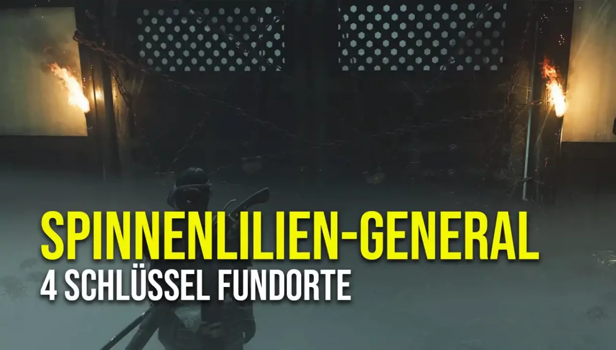 Ghost of Yotei: Spinnenlilien-General - Schlüssel Fundorte zur Lösung 1 Spinnenlilien-General in Ghost of Yotei