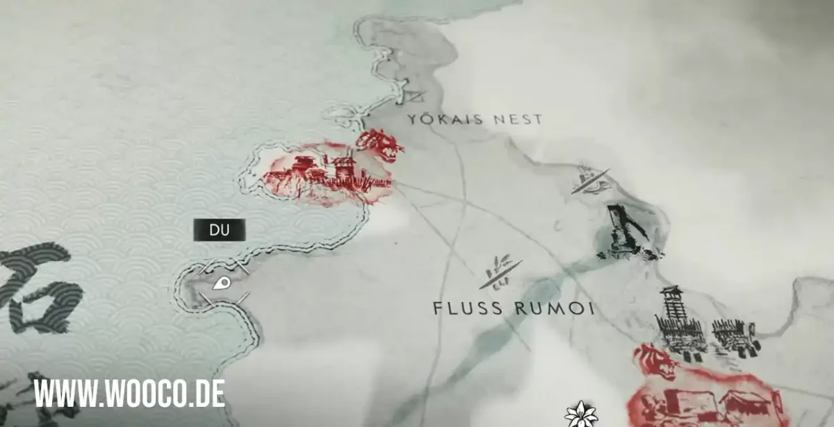 der unsterbliche Samurai Map