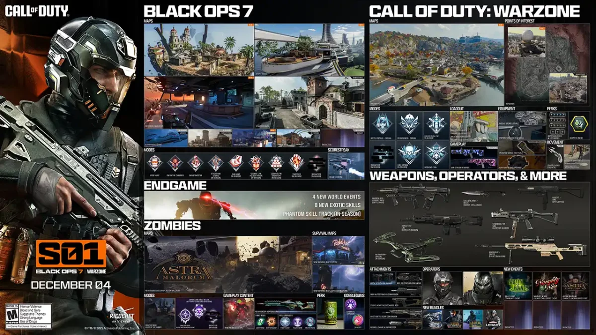 Black Ops 7 Season 1 Roadmap