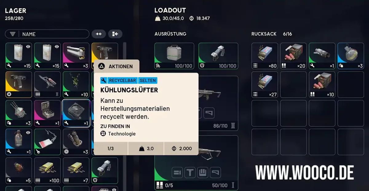 Kühlungslüfter in ARC Raiders
