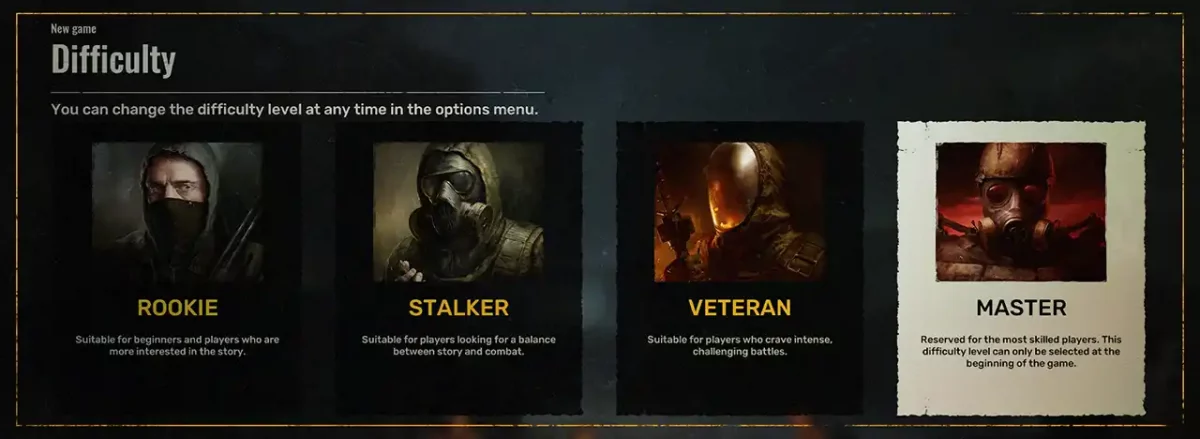 Neuer Schwierigkeitsgrad in Stalker 2