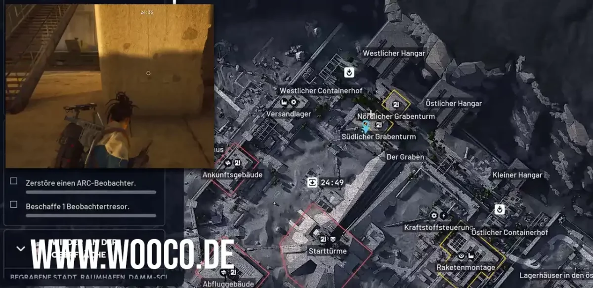 Raumhafen Wand Ansprühen