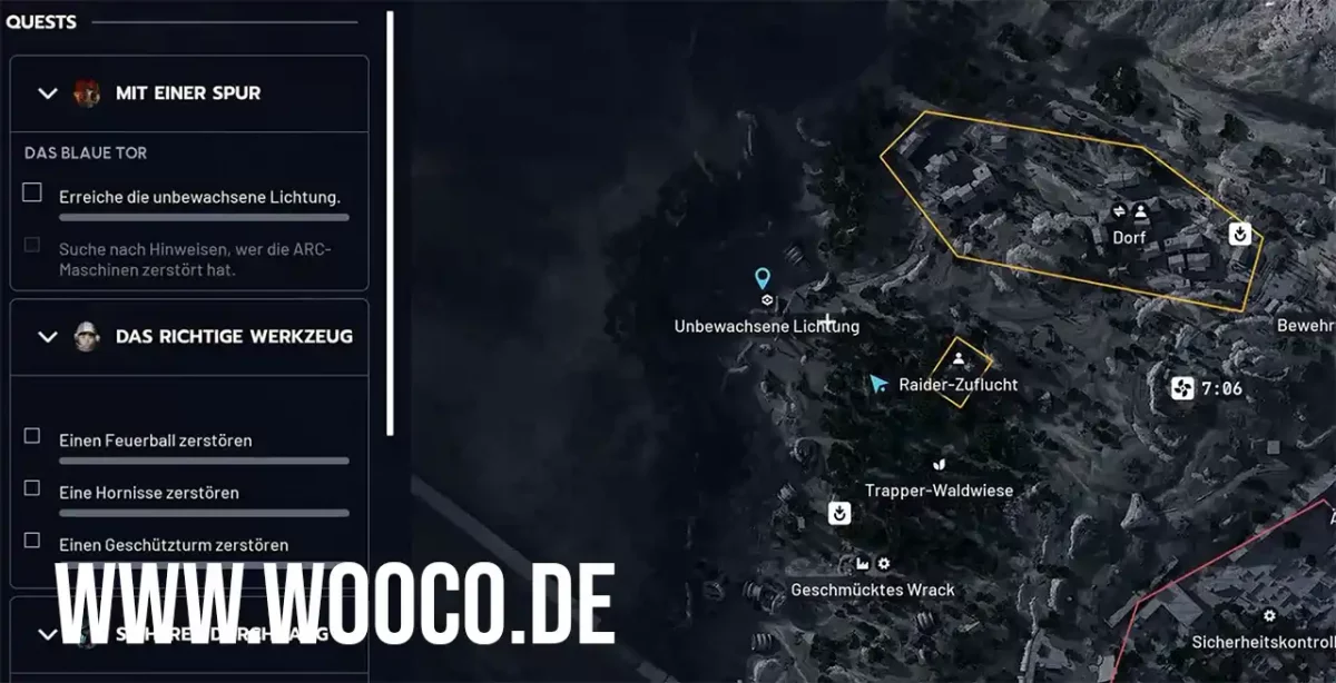 Überwachsene Lichtung