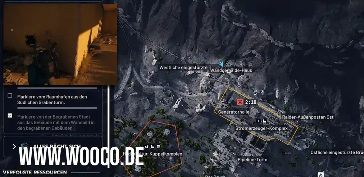 Wandgemälde-Außenposten