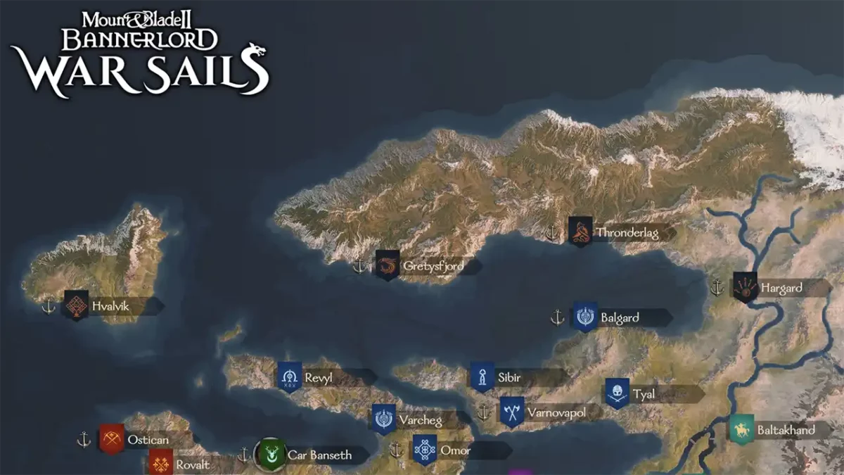 War Sails Map