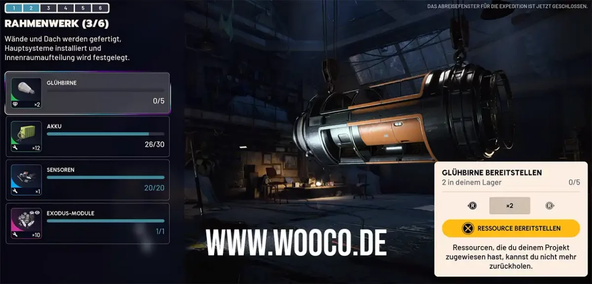 Wohnwagen Projekt Rahmenwerk