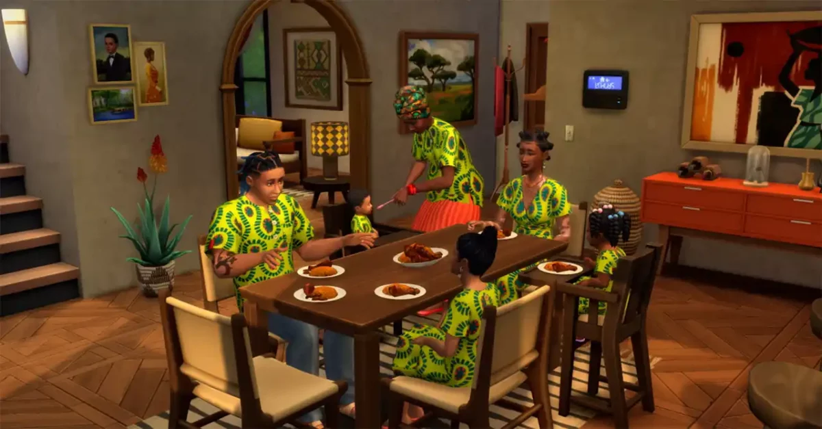 Die Sims 4 Update 2.23 westafrikanische Möbel, Mode und Rezepte