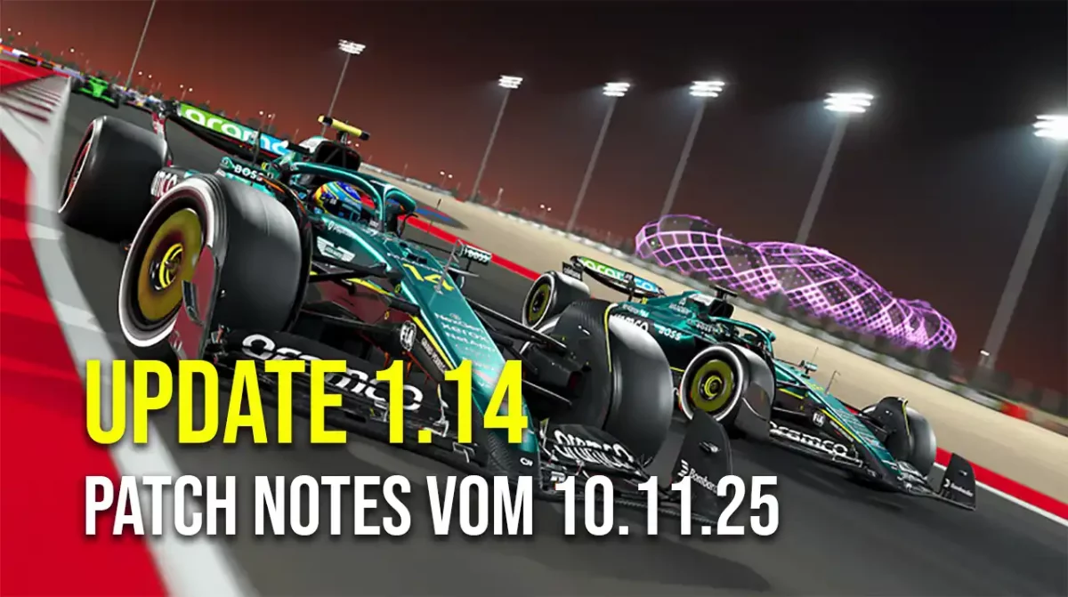 F1 25 Update 1.14 – Alle Änderungen im Überblick