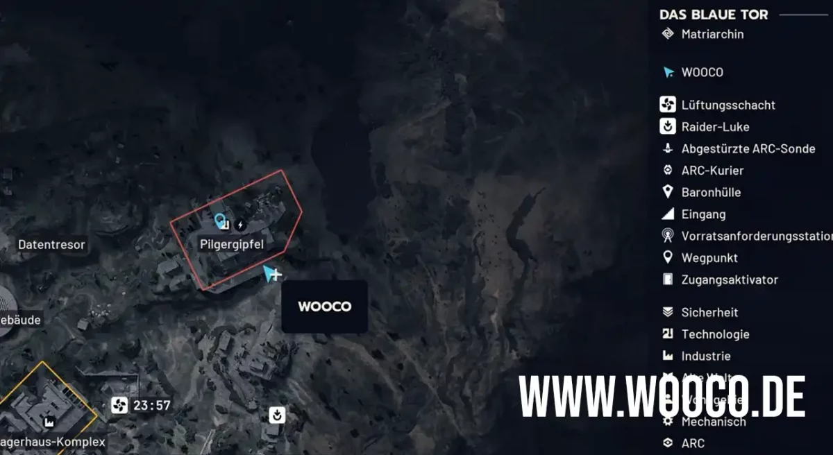 Geheimer Raum Pilgergipfel