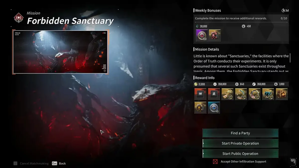 Verbotenes Sanktuarium