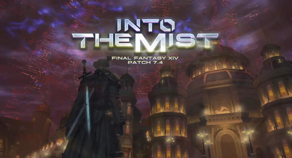 Artwork zu Final Fantasy XIV Into the Mist mit Krile und der Nebeltrift aus Patch 7.4