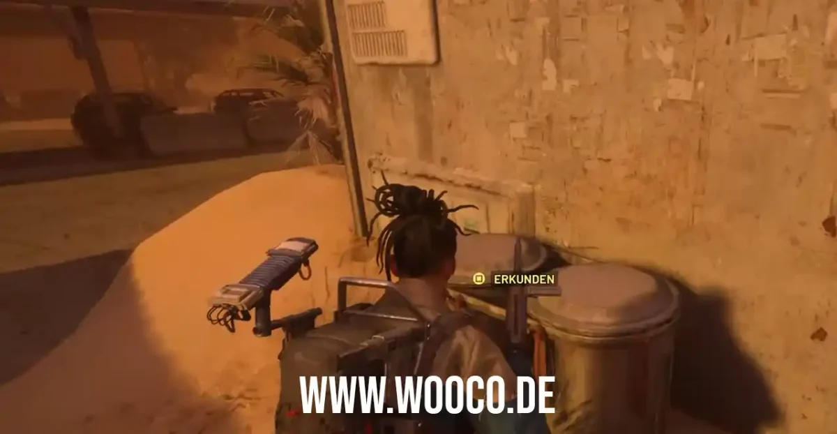 Mülltonnen am Bahnhof