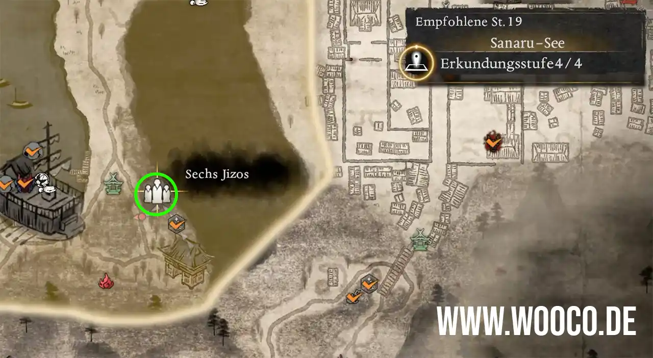 Sechs Jizo Sanaru-See