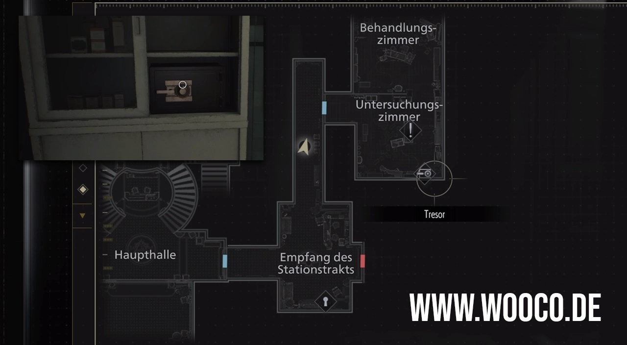Tresor Code Untersuchungszimmer